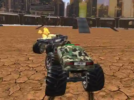 Mäng Demolition Monster Truck Army Internetis
