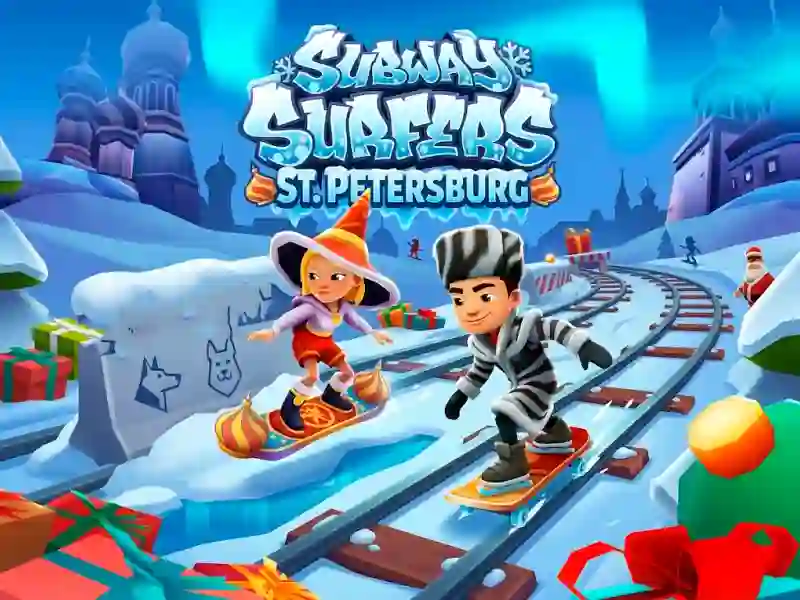 Mäng Subway Surfers St. Petersburg Internetis