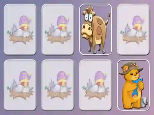 Mäng Animals Cards Match memory game Internetis