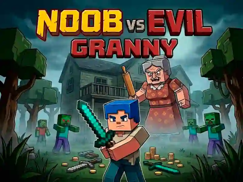 Mäng Noob vs Evil Granny Internetis