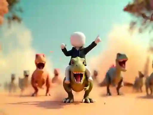 Mäng Stickman: Dinosaur arena Internetis