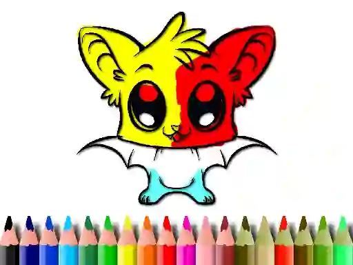 Mäng Cute Bat Coloring Book Internetis