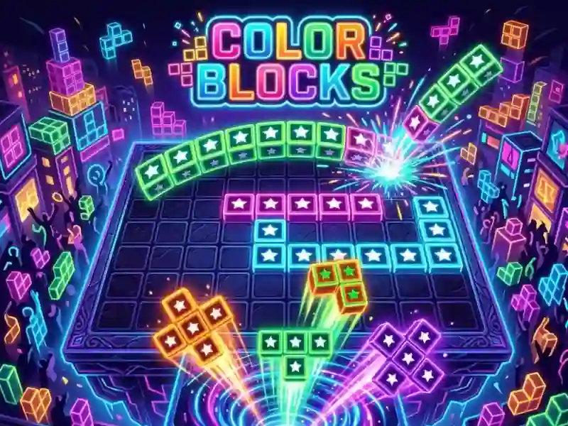 Mäng Color blocks Internetis