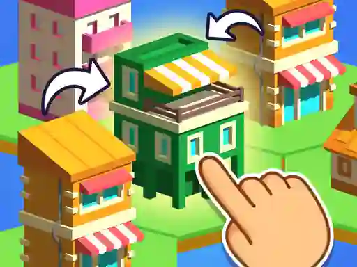 Mäng Crafty Town Merge City Internetis