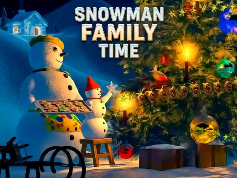 Mäng Snowman Family Time Internetis