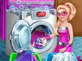 Mäng Superdoll Washing Capes Internetis