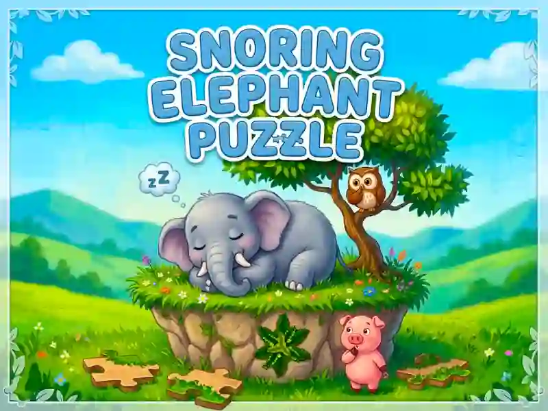 Mäng Snoring Elephant Puzzle Internetis