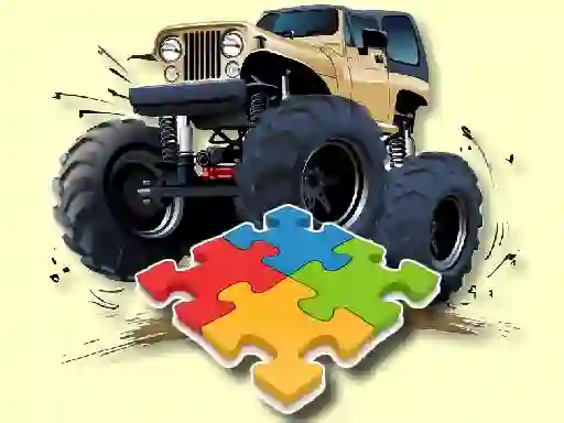 Mäng Monster Truck Jigsaw Challenge Internetis