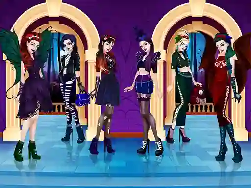Mäng Gothic Dress Up Internetis
