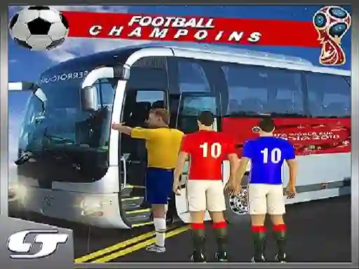 Mäng Football Players Bus Transport Internetis