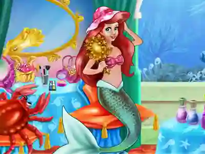 Mäng Mermaid Makeup Room Internetis