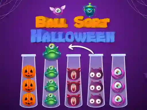 Mäng Ball Sort Halloween Internetis