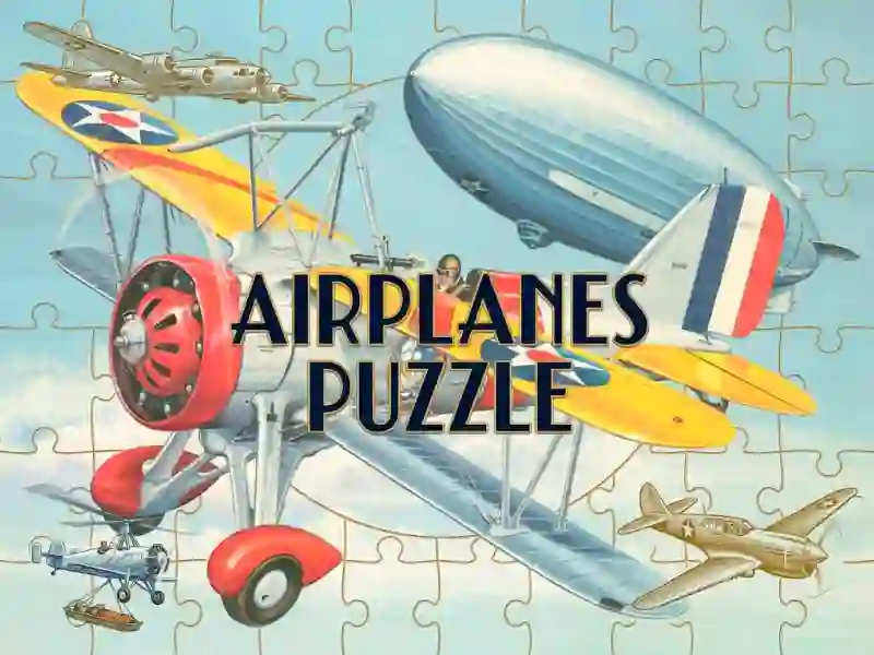 Mäng Airplanes Puzzle Internetis
