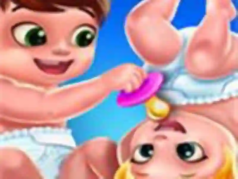 Mäng Baby Twins Caring Day Internetis