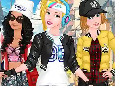 Mäng Princesses Sporty & Funky Day Internetis