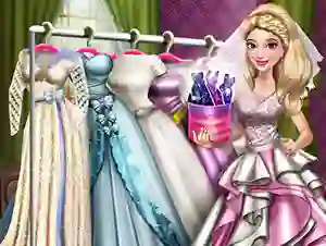 Mäng Dove Wedding Dolly Dress Up Internetis