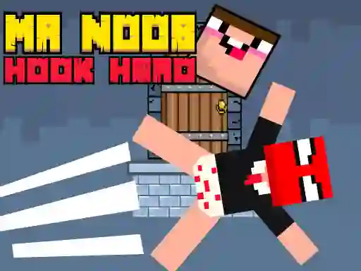 Mäng Mr Noob Hook Hero Internetis