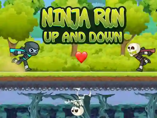 Mäng Ninja Run Up And Down Internetis