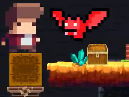 Mäng Tiny Man and Red Bat Internetis