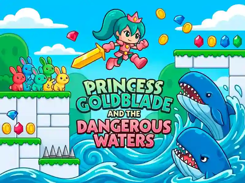 Mäng Princess Goldblade and the Dangerous Waters Internetis