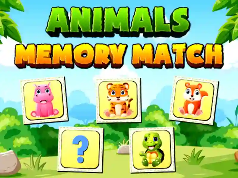 Mäng Animals Memory Match Internetis