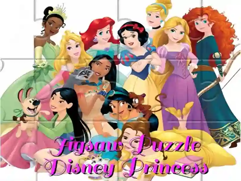 Mäng Jigsaw Puzzle: Disney Princess Internetis