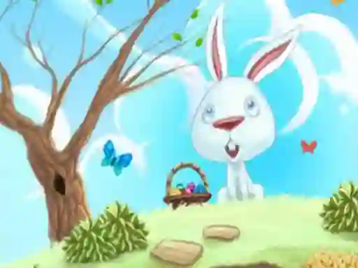 Mäng Find Differences Bunny Internetis