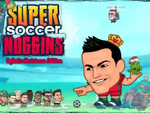 Mäng Super Soccer Noggins Xmas Edition Internetis