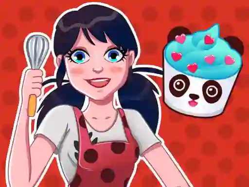Mäng Miraculous Cupcake maker Internetis