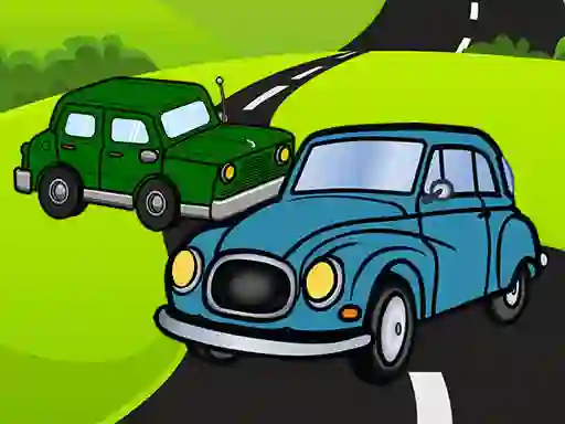Mäng Cartoon Car Jigsaw Internetis