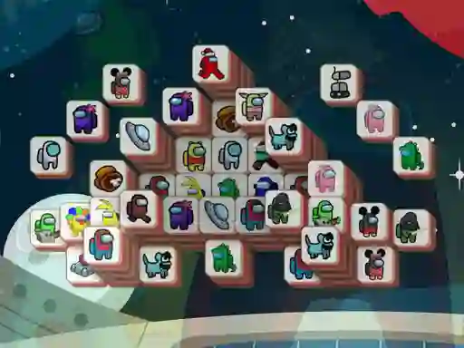 Mäng Among Mahjong Tiles Internetis