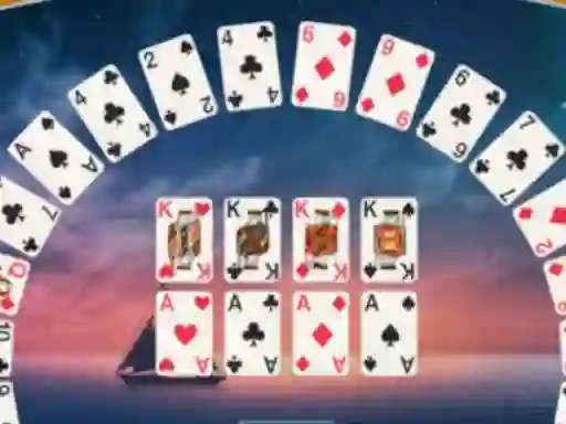 Mäng Crescent Solitaire Internetis