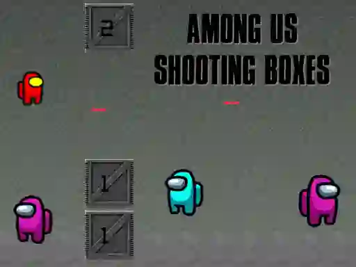 Mäng Among Us Shooting Boxes Internetis