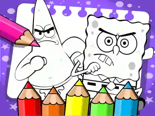 Mäng Sponge Bob Coloring Book Internetis