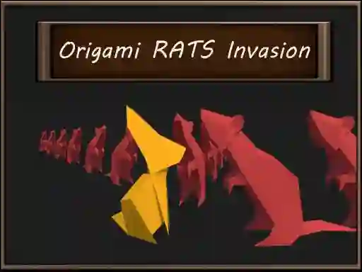 Mäng Origami Rats Invasion Internetis