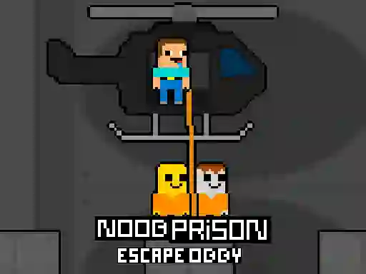 Mäng Noob Prison Escape Obby Internetis