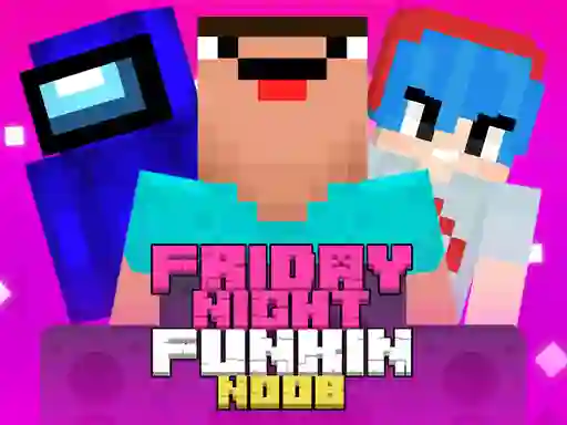 Mäng Friday Night Funkin Vs Noobs Internetis