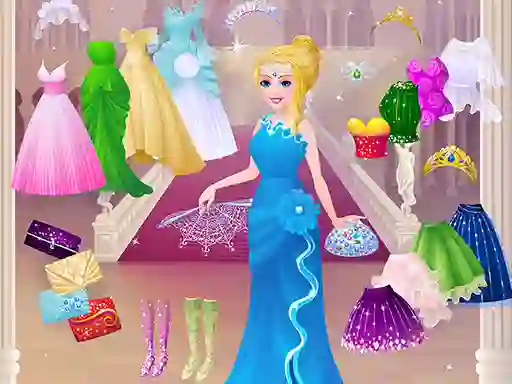Mäng Cinderella Dress Up Girl Games Internetis