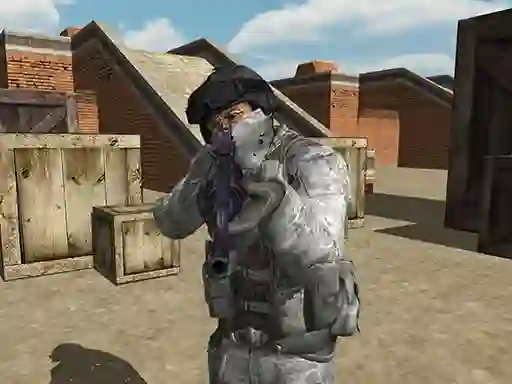 Mäng Counter City Strike Commando Action Internetis