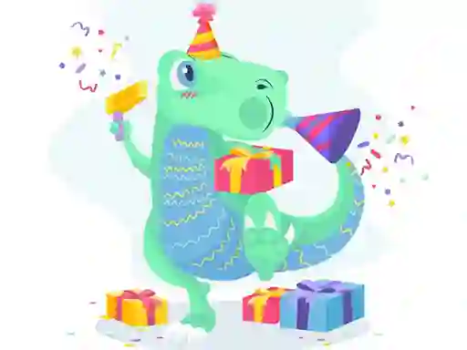 Mäng Dino Party Jigsaw Internetis