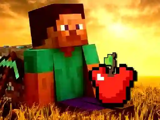 Mäng Mineblox Apple Shooter Internetis