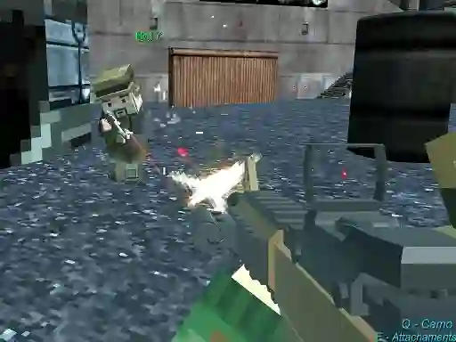 Mäng Pixel Gungame Arena Prison Multiplayer Internetis
