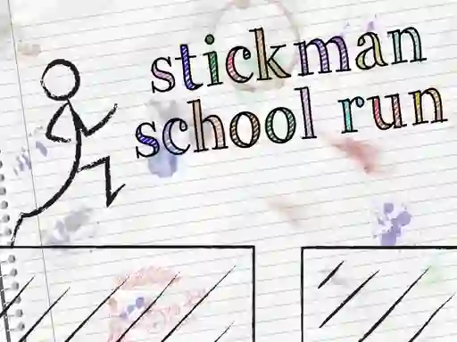 Mäng Stickman School Run Internetis