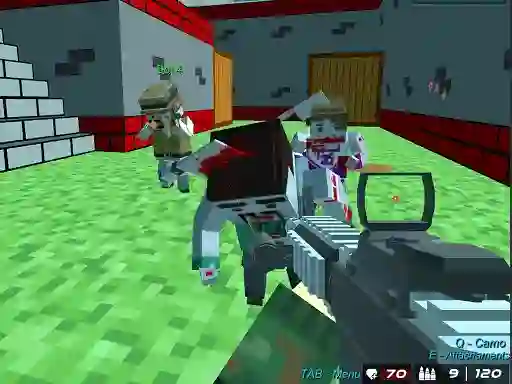 Mäng Blocky Wars Advanced Combat Swat Internetis