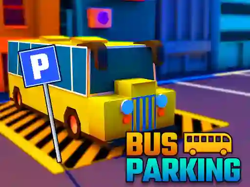 Mäng Bus Parking City 3d Internetis