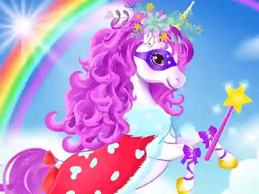 Mäng Baby unicorn dress up Internetis
