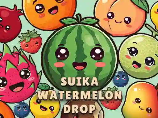 Mäng Suika Watermelon Drop Internetis