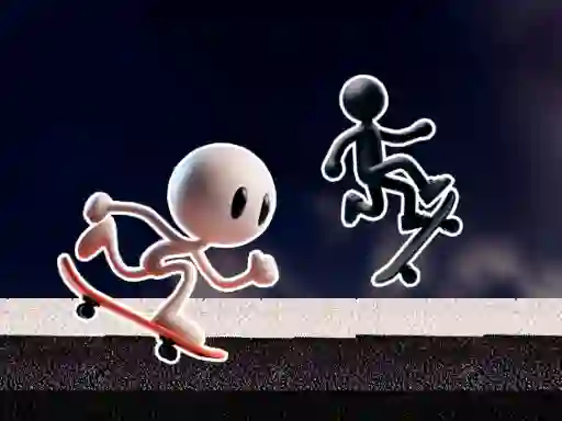 Mäng Black and White Stickman Internetis