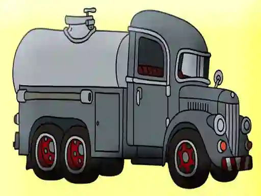 Mäng Tank Trucks Coloring Internetis