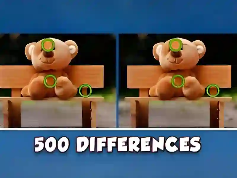 Mäng Find 500 Differences Internetis